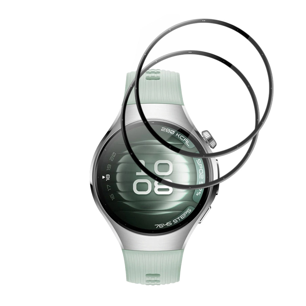 Beskyttelsesfolie Techsuit Nano Flex for Huawei Watch 5 42mm, Sett med 2 stykker, Plast, Svart