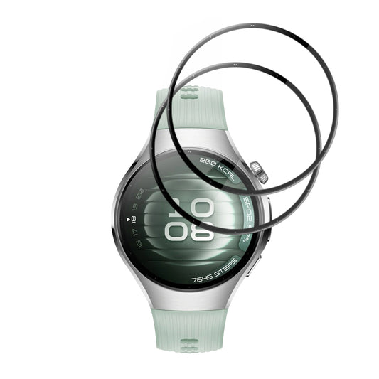 Beskyttelsesfolie Techsuit Nano Flex for Huawei Watch 5 42mm, Sett med 2 stykker, Plast, Svart