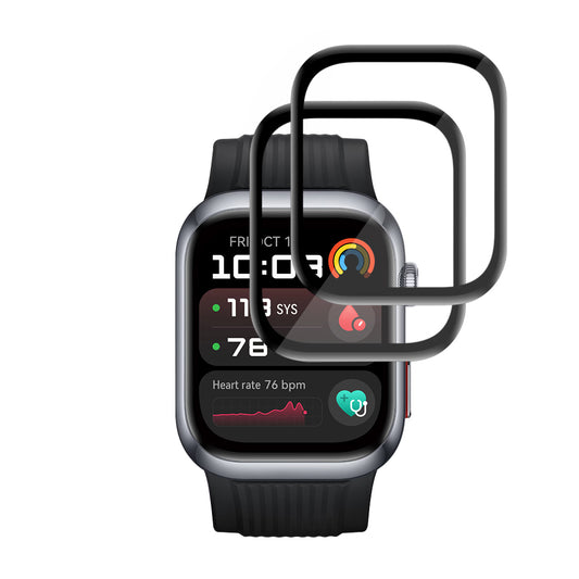 Beskyttelsesfolie Techsuit Nano Flex for Huawei Watch D2, Sett med 2 stykker, Plast, Svart