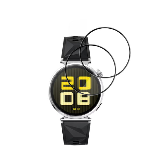 Techsuit Nano Flex beskyttelsesfilm for Huawei Watch GT 5 41mm, Sett med 2 stykker, Plast, Svart