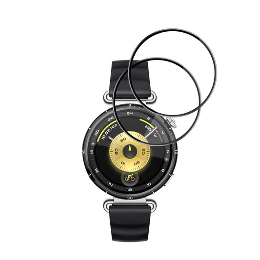 Beskyttelsesfolie Techsuit Nano Flex for Huawei Watch GT 6 41mm, Sett med 2 stykker, Plast, Svart