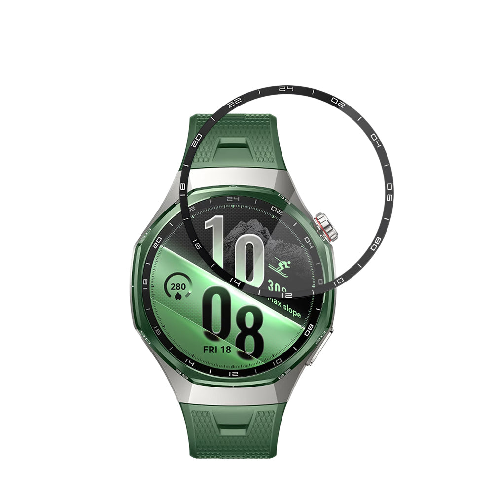 Techsuit Nano Flex beskyttelsesfilm for Huawei Watch GT 7 Pro, plast, sett med 2 stk., svart