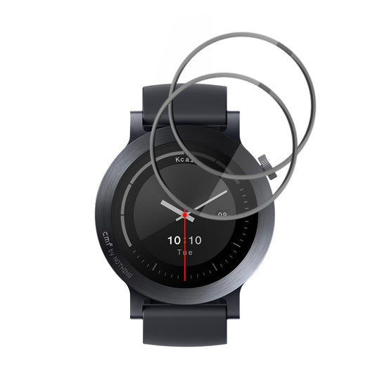Beskyttelsesfolie Techsuit Nano Flex for Nothing CMF Watch 3 Pro, Sett med 2 stykker, Plast, Svart