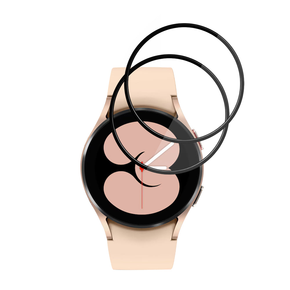 Beskyttelsesfolie Techsuit Nano Flex for Samsung Galaxy Watch4 40mm, Sett med 2 stykker, Plast, Svart