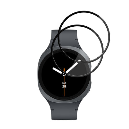 Beskyttelsesfolie Techsuit Nano Flex for Samsung Galaxy Watch8 40mm, Sett med 2 stykker, Plast, Svart