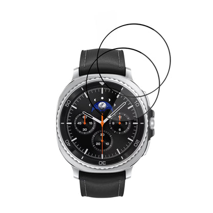 Techsuit Nano Flex beskyttelsesfilm for Samsung Galaxy Watch8 Classic, Sett med 2 stykker, Plast, Svart