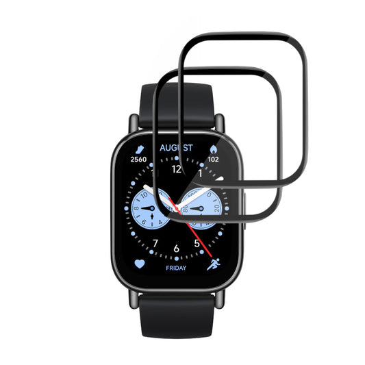 Techsuit Nano Flex beskyttelsesfilm for Xiaomi Redmi Watch 5 Lite, Sett med 2 stykker, Plast, Svart