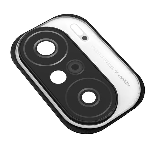 Kameraglass bak Xiaomi Mi 11X / Redmi K40, med ramme, hvit