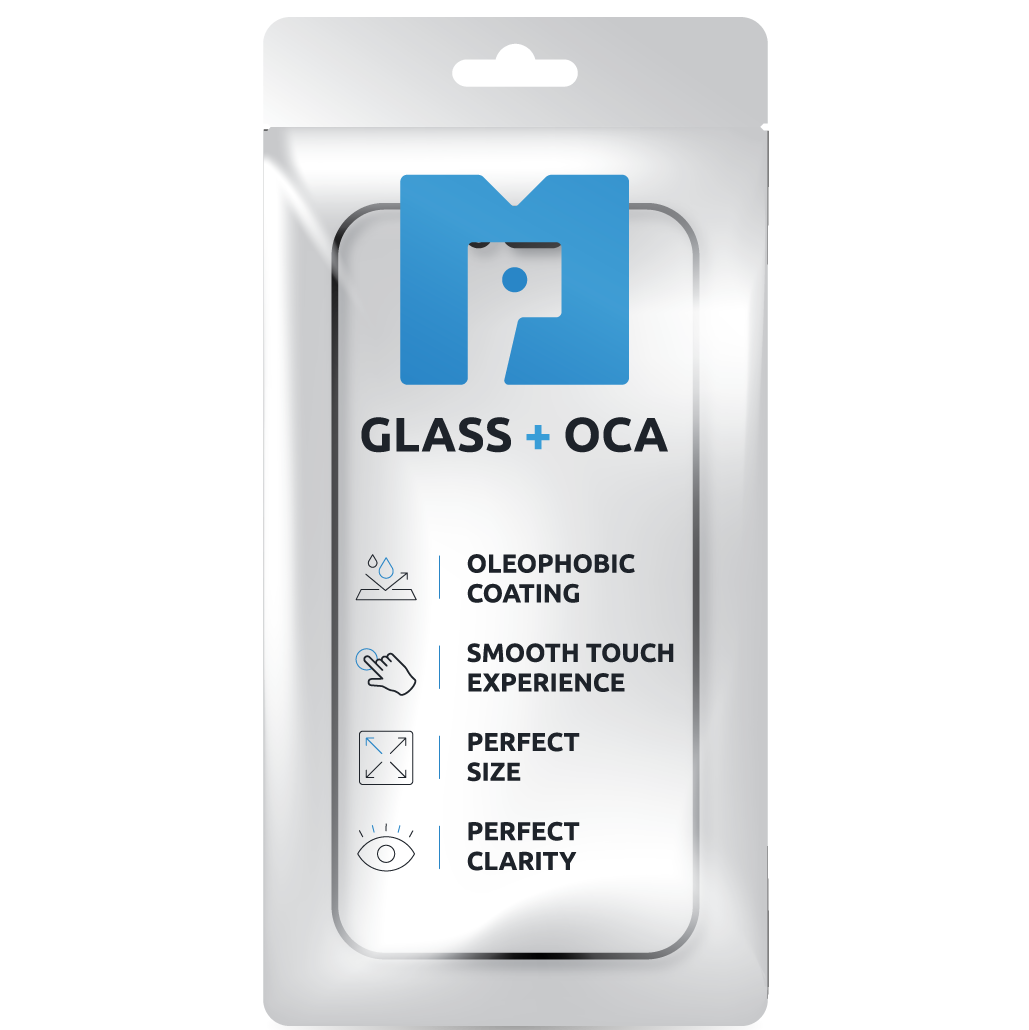 Skjermglass + OCA MP kompatibel med Samsung Galaxy S25 FE, Svart