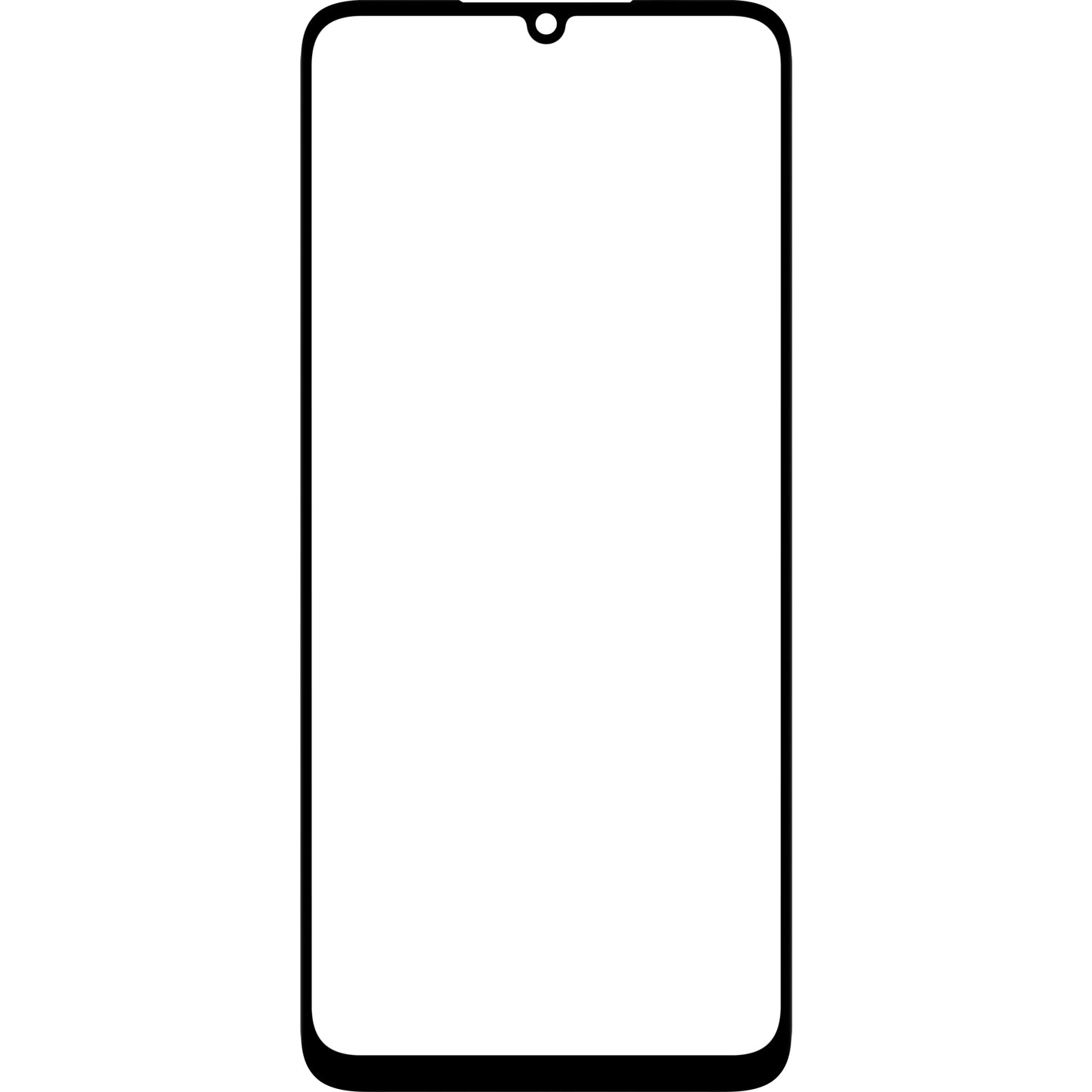 Skjermglass + OCA Forward Shield for Samsung Galaxy A05 A055, Svart