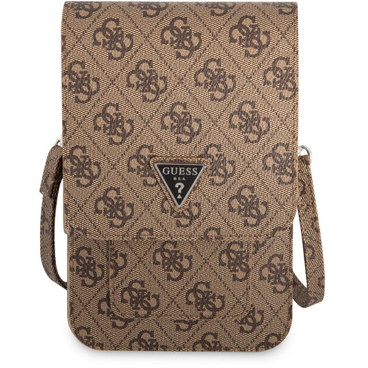 Universell Telefonveske, Guess, 4G Triangle Logo, Brun