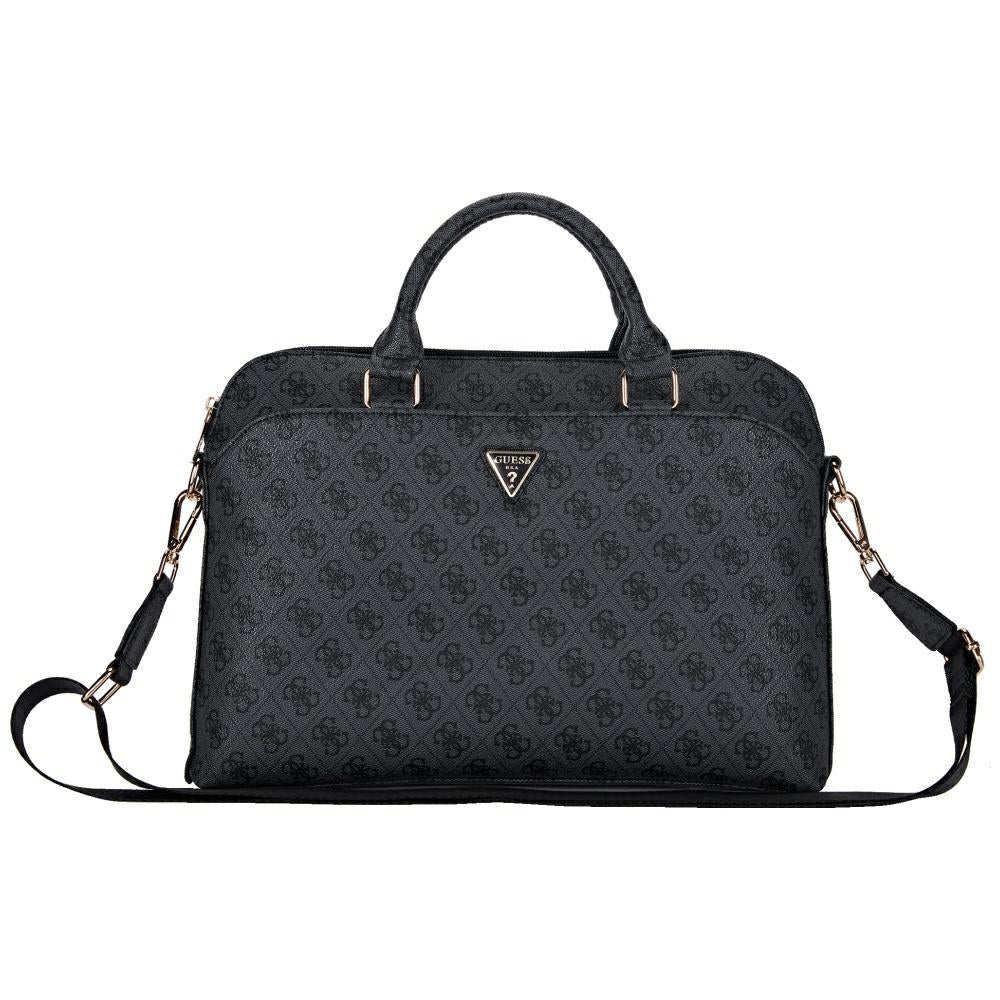 Guess 4G Triangle Logo veske for 15-tommers laptop, svart