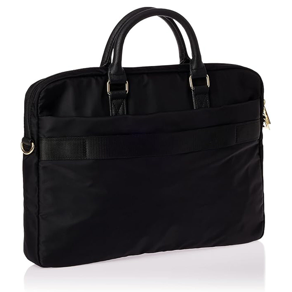 Guess Triangle Logo-veske for 16-tommers laptop, svart