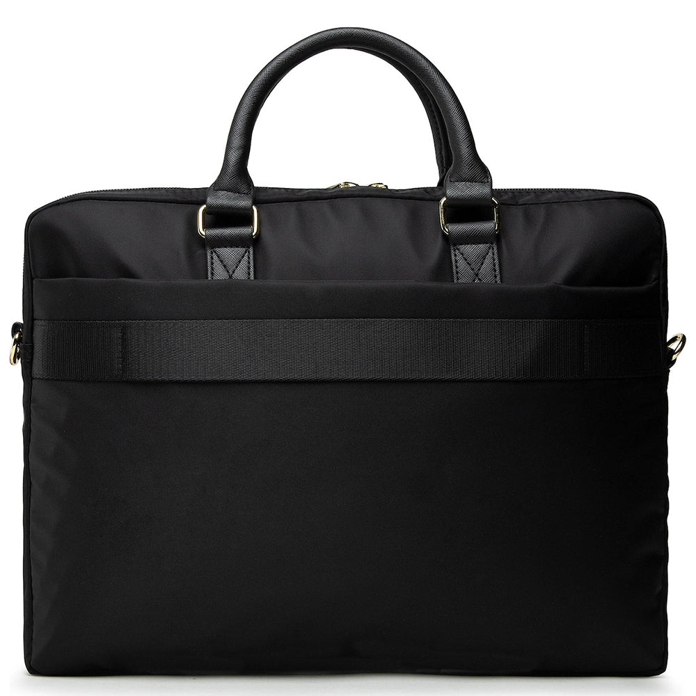 Guess Triangle Logo-veske for 16-tommers laptop, svart