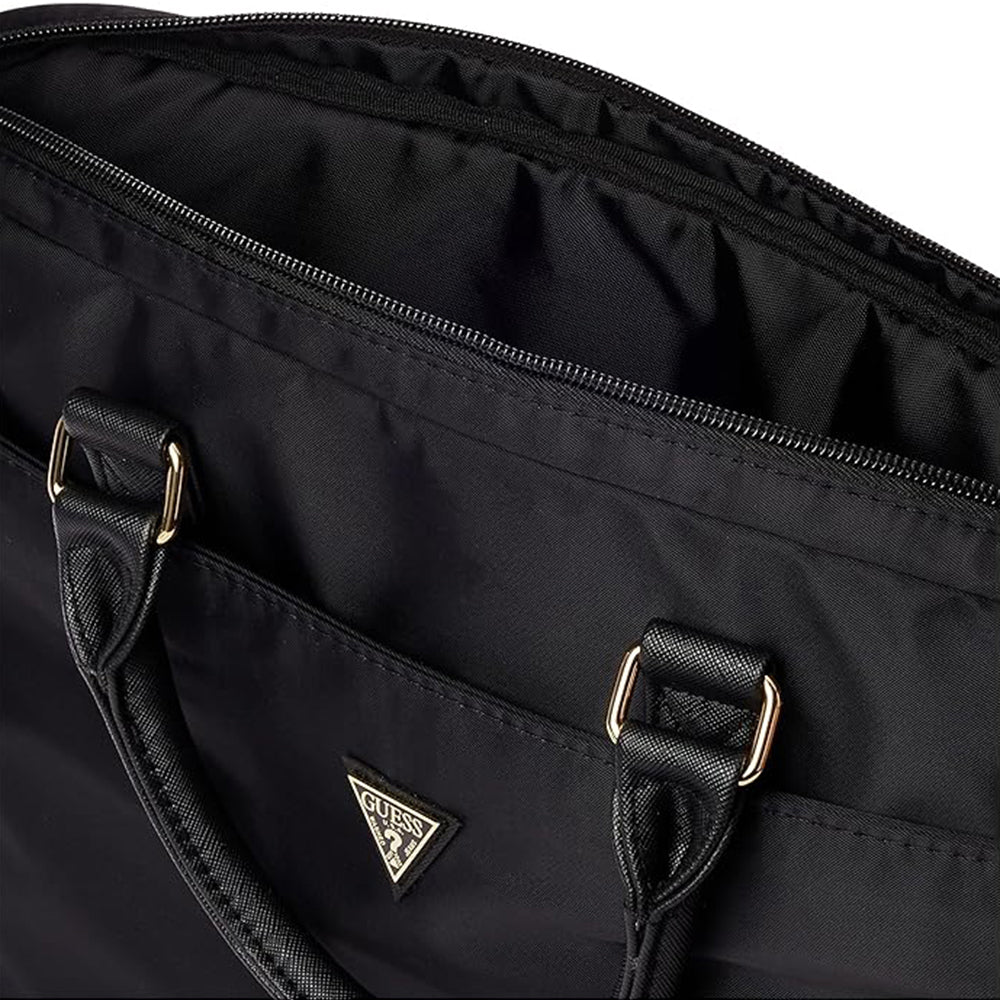 Guess Triangle Logo-veske for 16-tommers laptop, svart