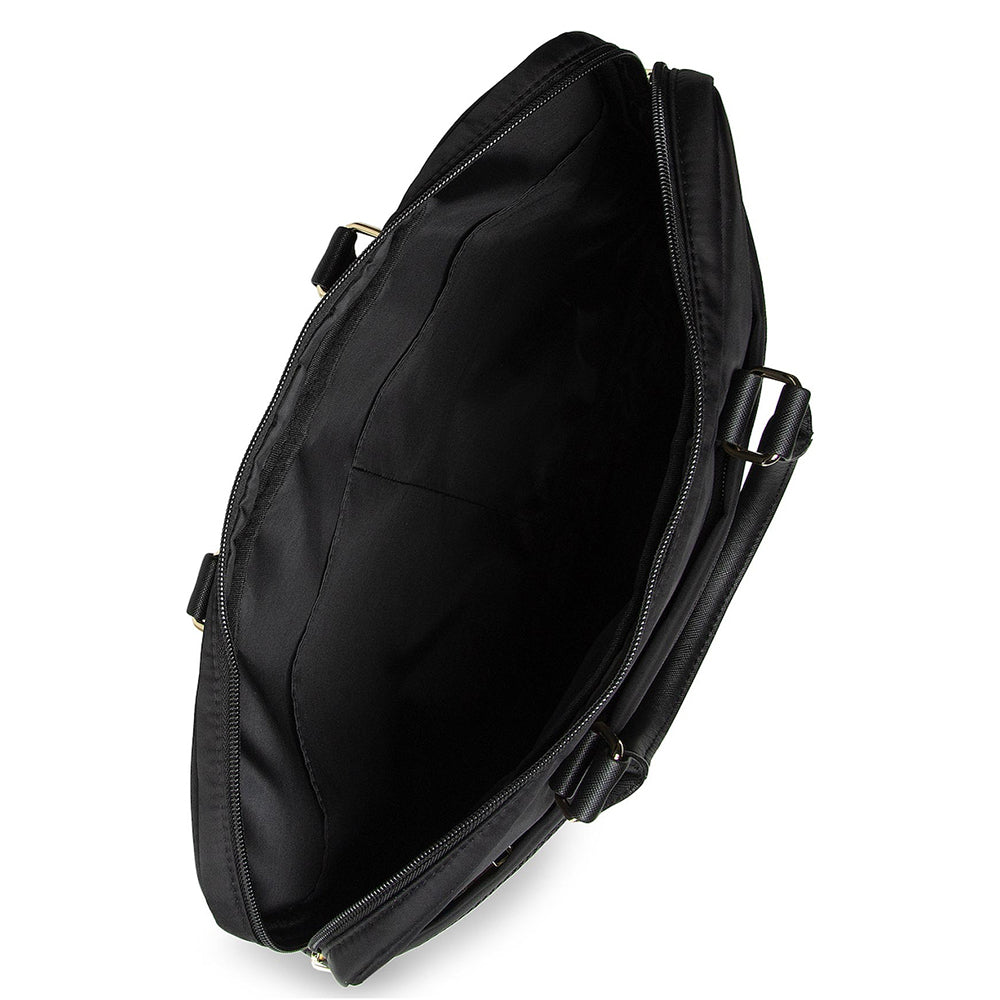 Guess Triangle Logo-veske for 16-tommers laptop, svart