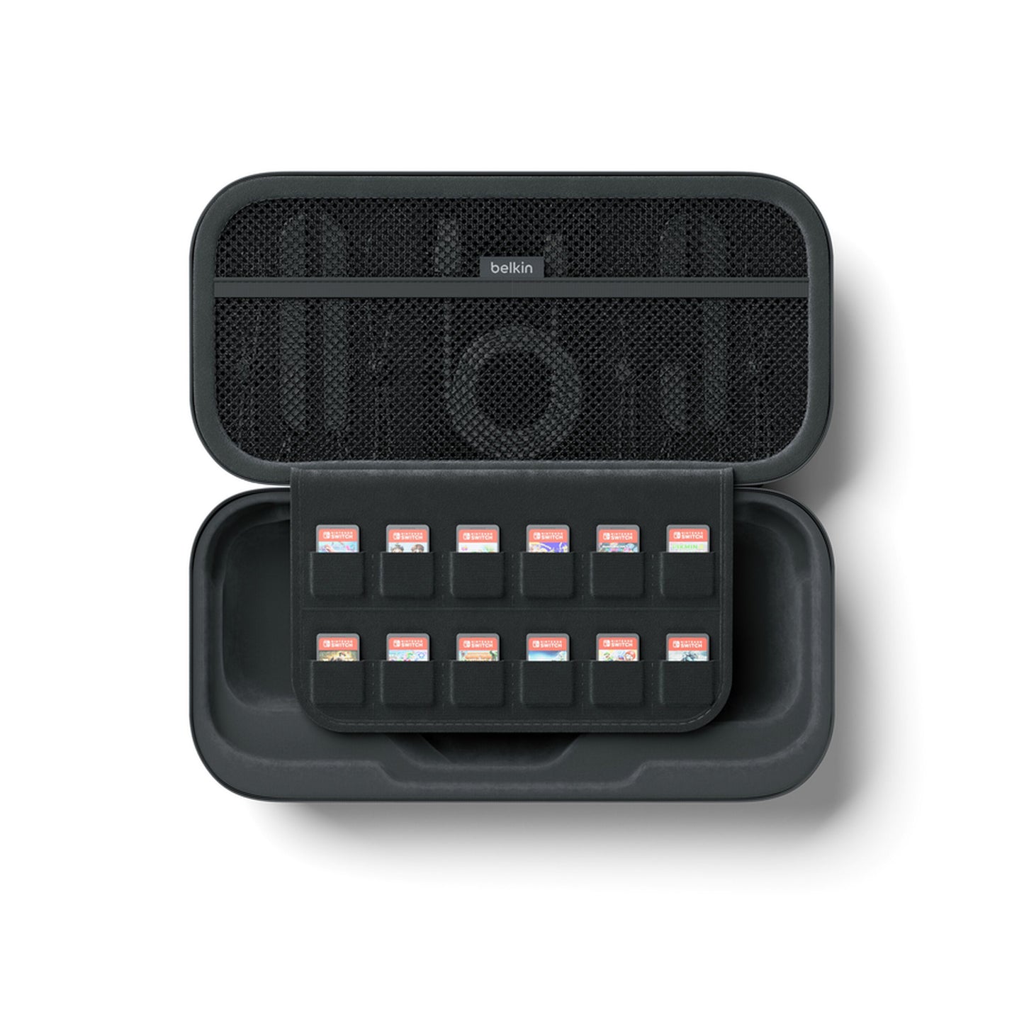 Belkin Charging Beskyttelsesveske for Nintendo Switch 2 / Switch / Switch OLED-konsoll, Grå ENA001hqCH-V2