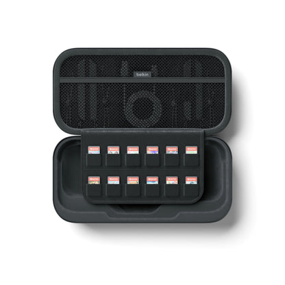 Belkin Charging Beskyttelsesveske for Nintendo Switch 2 / Switch / Switch OLED-konsoll, Grå ENA001hqCH-V2