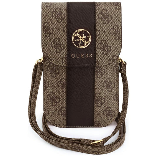 Universal telefonveske, Guess, 4G Classic Logo Stripe, Brun
