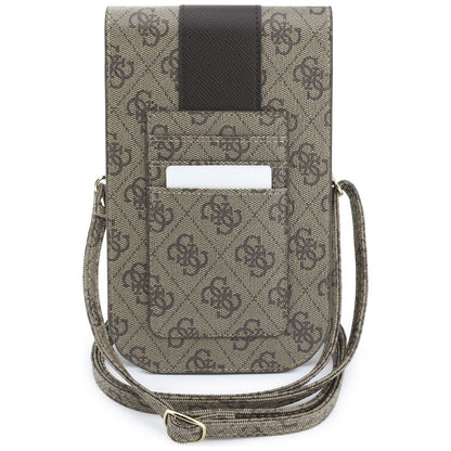 Universal telefonveske, Guess, 4G Classic Logo Stripe, Brun