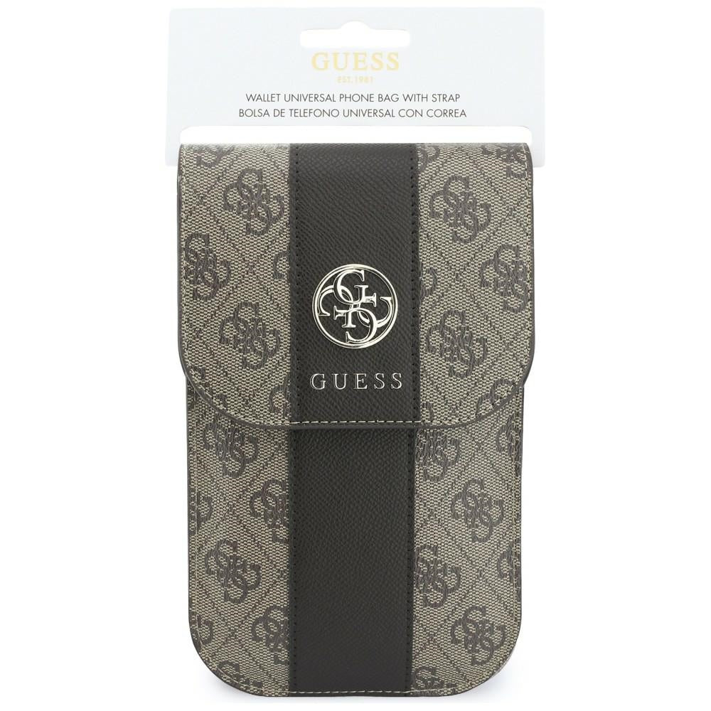 Universal telefonveske, Guess, 4G Classic Logo Stripe, Brun