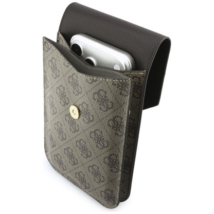 Universell Telefonveske, Guess, 4G Grained Classic Logo, Brun