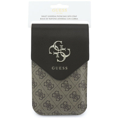 Universell Telefonveske, Guess, 4G Grained Classic Logo, Brun