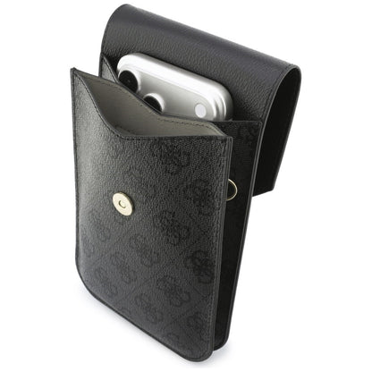 Universell Telefonveske, Guess, 4G Grained Classic Logo, Svart