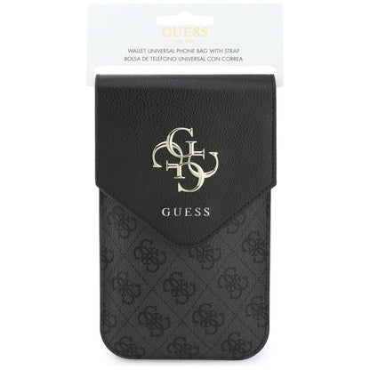 Universell Telefonveske, Guess, 4G Grained Classic Logo, Svart