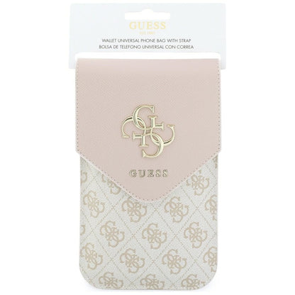 Universal telefonveske, Guess, 4G Grained Classic Logo, Rosa