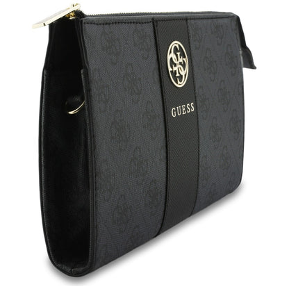 Universell telefonveske, Guess, 4G Round Classic Logo Stripe, svart