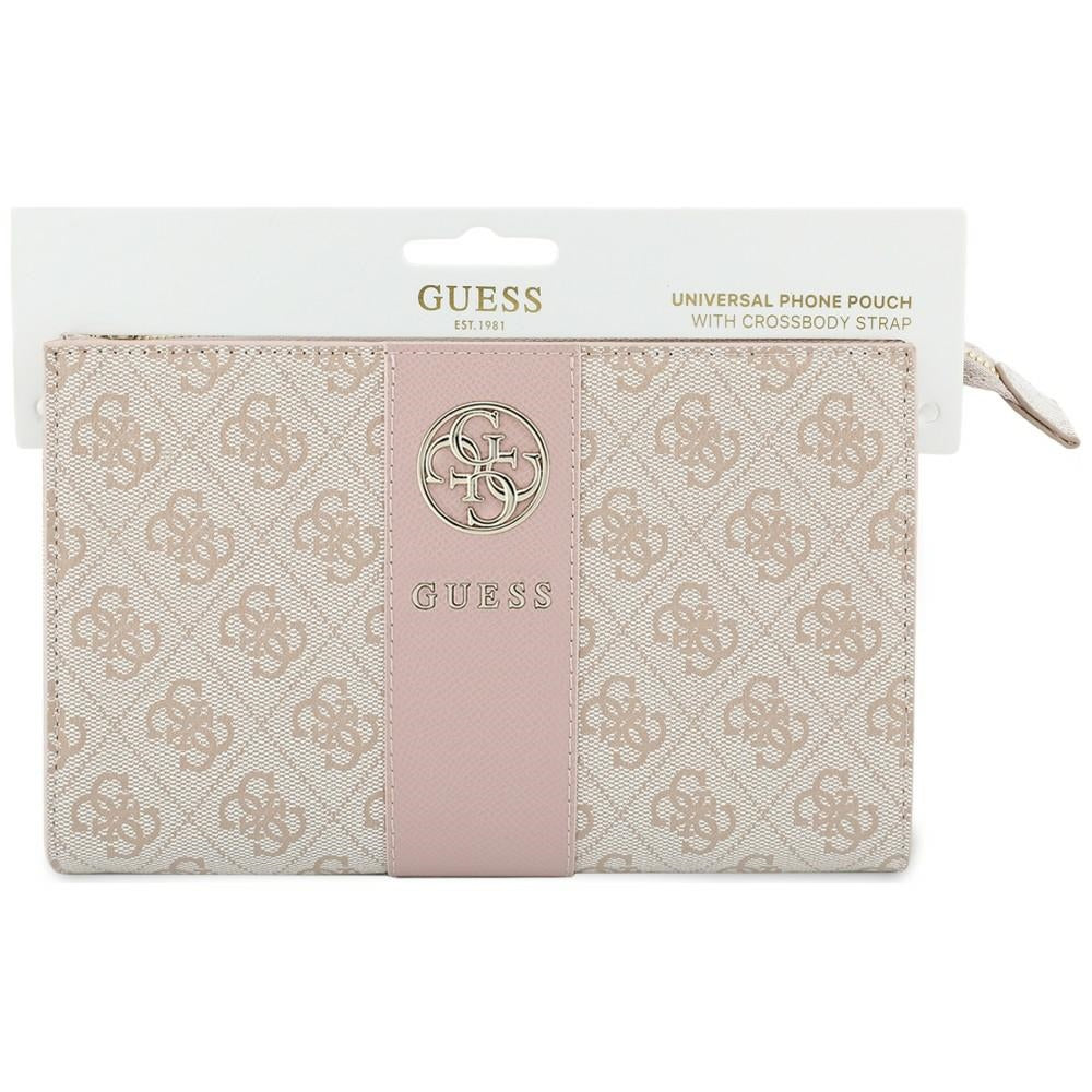 Universell telefonveske, Guess, 4G Round Classic Logo Stripe, rosa