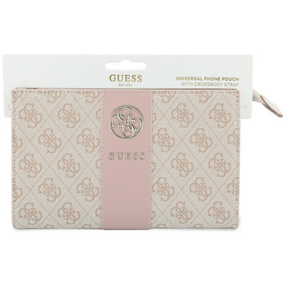 Universell telefonveske, Guess, 4G Round Classic Logo Stripe, rosa