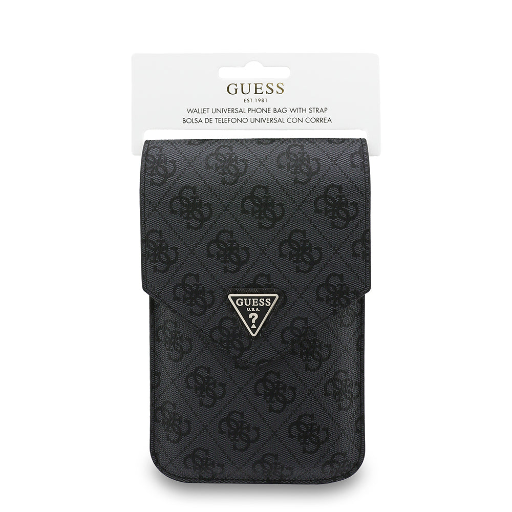 Universalveske for Telefon, Guess, Fliptok Triangle 4G, Svart