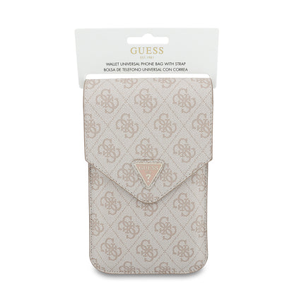 Universell Telefonveske, Guess, Fliptok Triangle 4G, Rosa