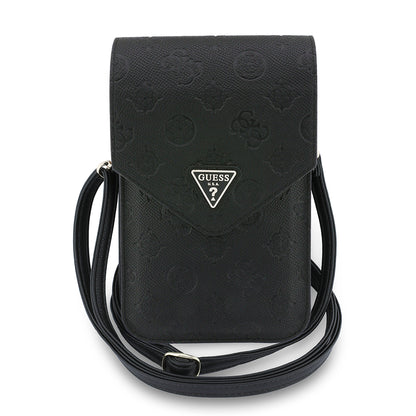 Universalveske for Telefon, Guess, Grained Peony, Svart