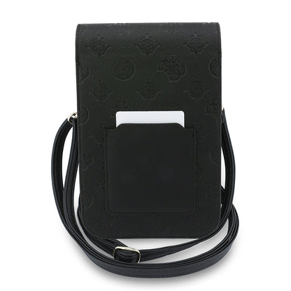 Universalveske for Telefon, Guess, Grained Peony, Svart