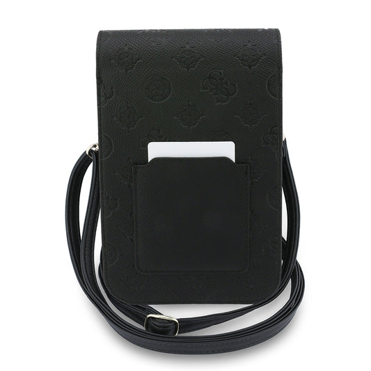 Universalveske for Telefon, Guess, Grained Peony, Svart