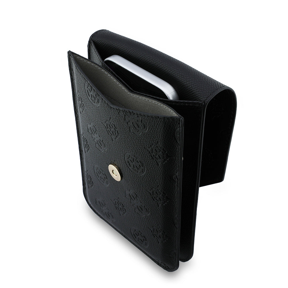 Universalveske for Telefon, Guess, Grained Peony, Svart
