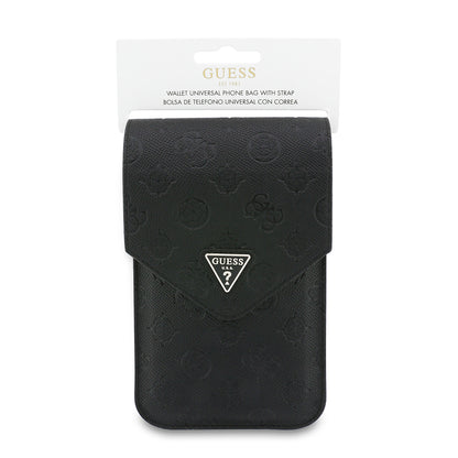 Universalveske for Telefon, Guess, Grained Peony, Svart
