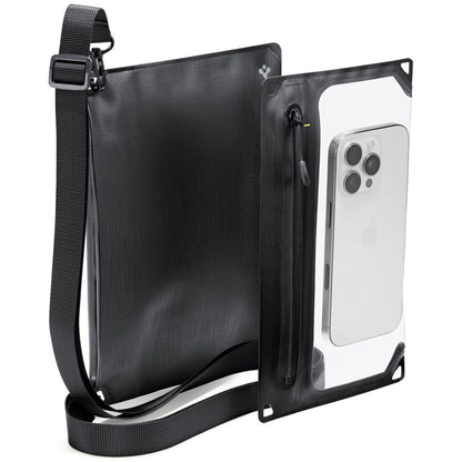 Vanntett universell veske og deksel Spigen Crossbag, svart AMP09746