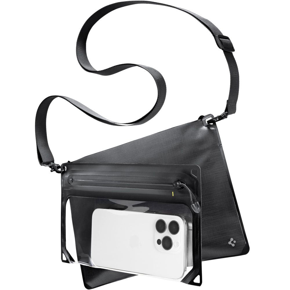Vanntett universell veske og deksel Spigen Crossbag, svart AMP09746