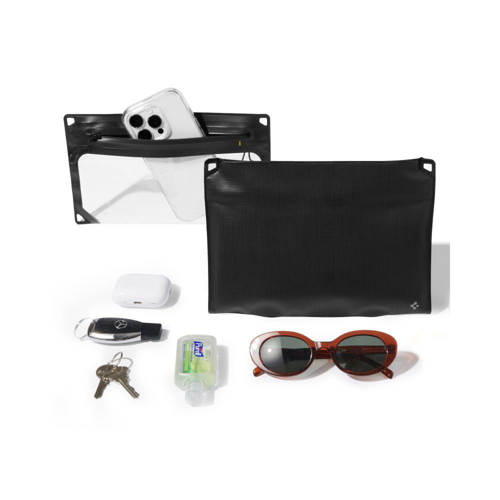Vanntett universell veske og deksel Spigen Crossbag, svart AMP09746