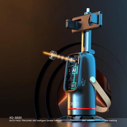 XO Design SS20 Face Tracking 360-stativ, universelt, svart