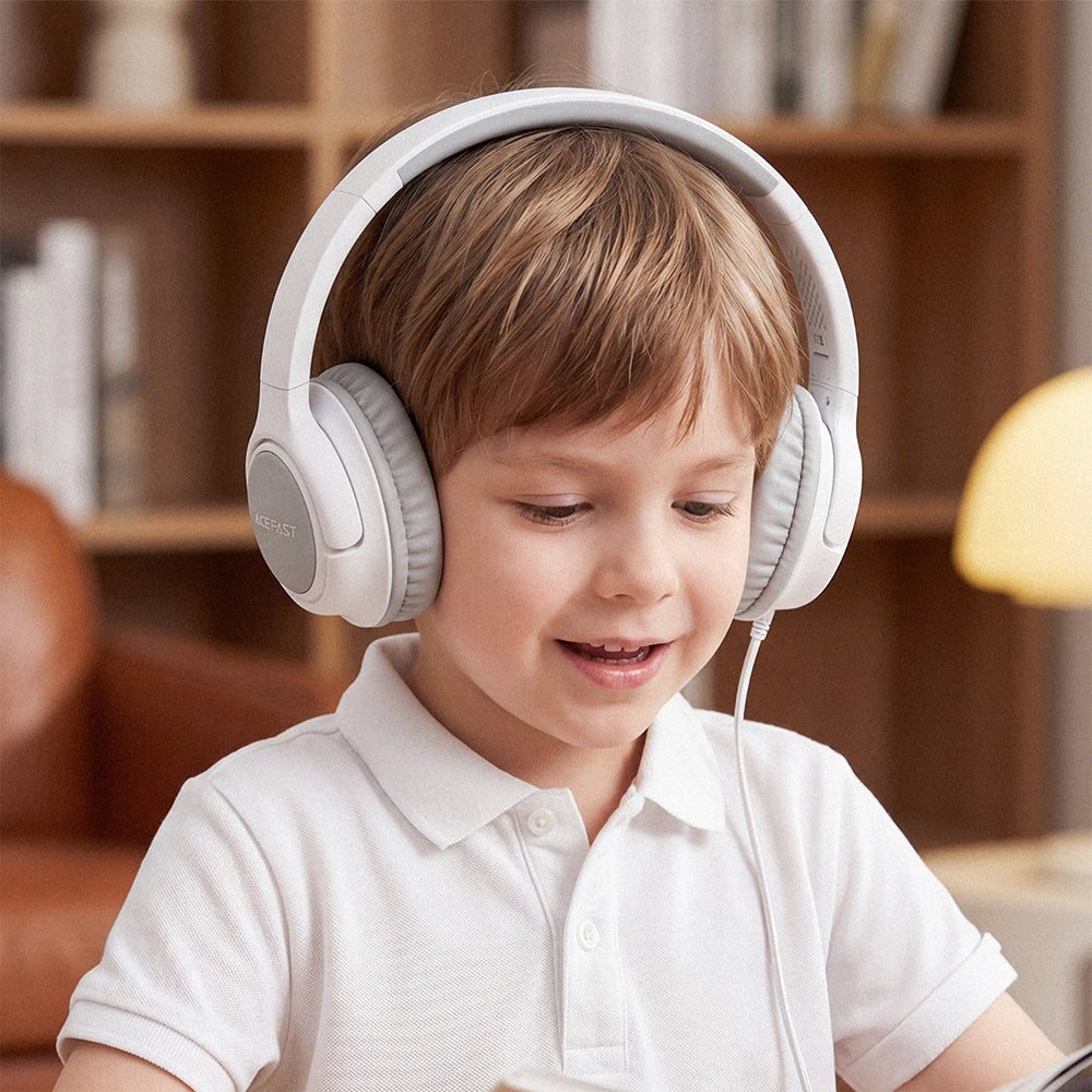 Handsfree 3,5 mm Acefast H18 Kids, Grå