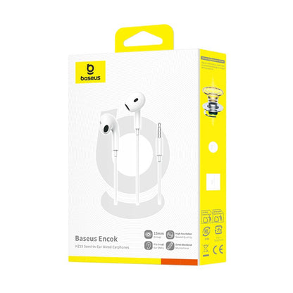 Handsfree 3.5mm Baseus Encok HZ19, Hvit A00182301213-00