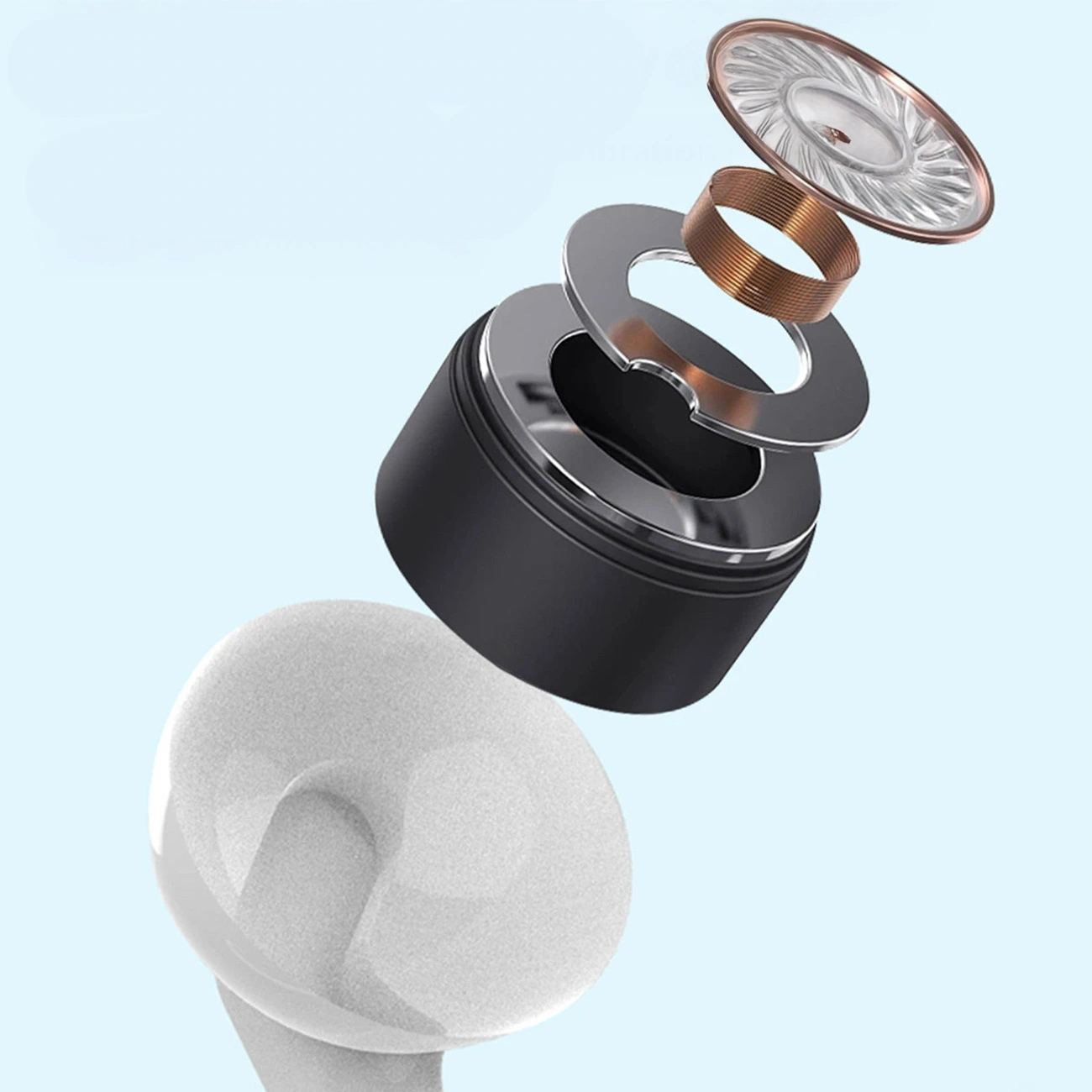 Handsfree 3.5mm Dudao X3, Hvit