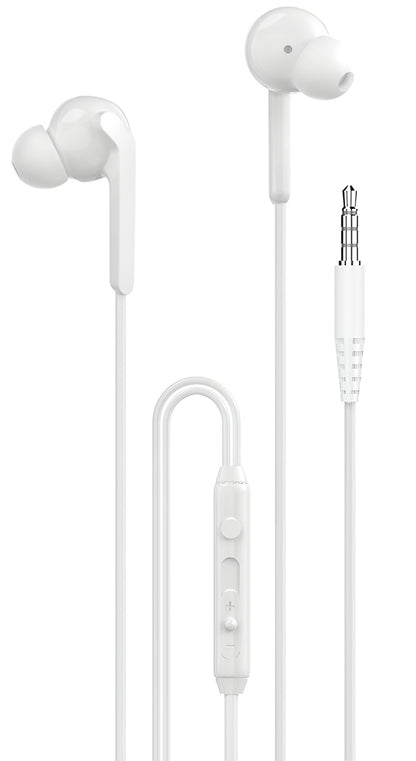 Handsfree 3,5 mm Dudao X3+, Hvit