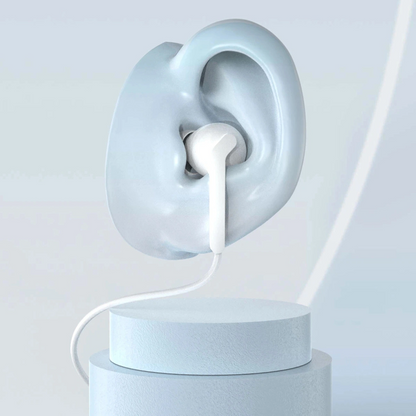 Handsfree 3,5 mm Dudao X3+, Hvit