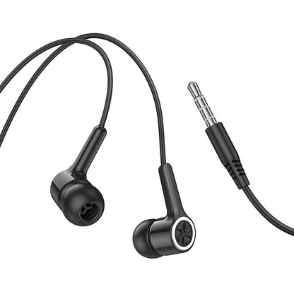 Handsfree 3.5mm HOCO M104, Svart